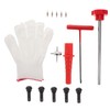 MAGICLULU 1 Set Tire Valve Stem Repair Kit Durable Valve