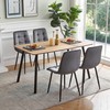 Homedot Dining Chair Set of 4,Modern Home Chair Upholstered Velvet