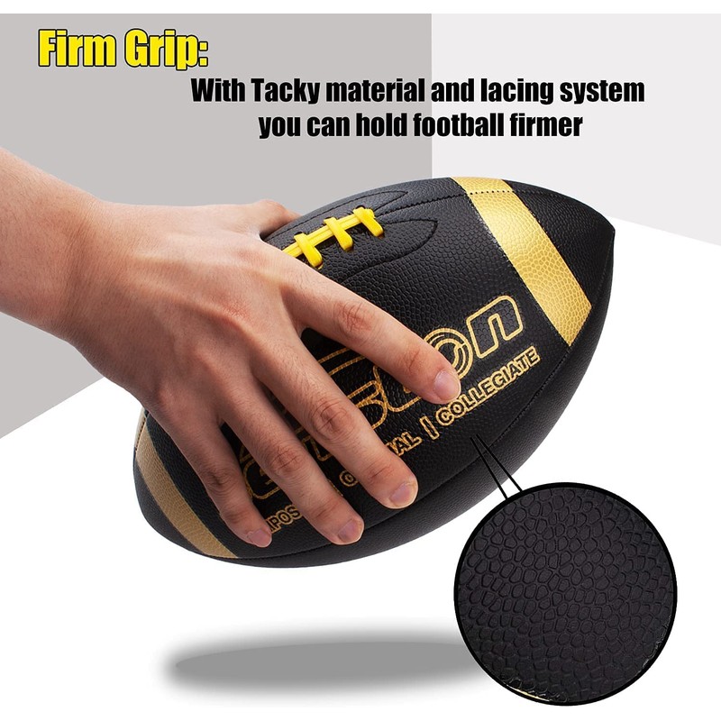 Senston American Football Size 9 Durable Composite Leather Gentle Touch