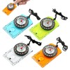 Compass, 4 Pieces Compass Navigation, Compass Hiking with Adjustable Declination,Magnifier,Ruler,Scale.