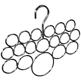 InterDesign 11-1/2 in. H x 9-3/4 in. W x 5 in. L Steel Scarf Holder 1 pk