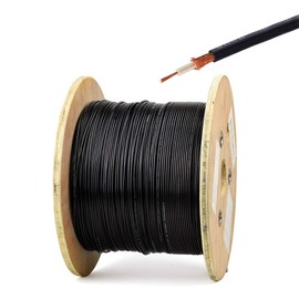 RG174 RF Coaxial Cable, Equivalent to 1.5D-2V, Cable, 32.8 ft (10 m), DIY Tools, Wiring Components