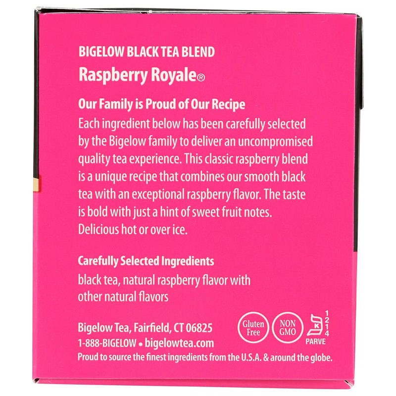 Bigelow Raspberry Royale Tea Bags - 20 ct (Pack of