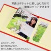 山田屋台紙店 写真台紙 ペーパーフォトフレーム ポケット台紙 『祝卒業/さくら』 2Lサイズ 3面ヨコ (レッド)