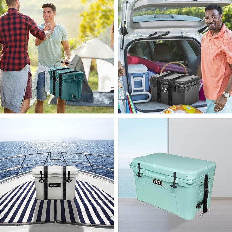 Cooler Tie Down Kit for YETI Coolers,Cooler Tie Downs Straps