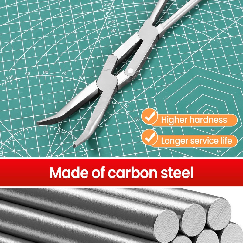 Long Reach Pliers with Comfort Grip Handle High Carbon Steel