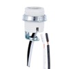 B&P Lamp® Porcelain, Threaded Candelabra Socket with Hickey, Metal Ring,