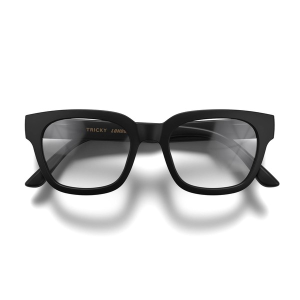 LONDON MOLE® Tricky blue light blocking glasses | Cool square/rectangular/trapezoidal