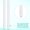 50 Pieces Replacement Catheter Tubes Women Men, PVC Flexible, 20fr