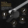 RAVINE Premium Modern Luxury Universal Toilet Handle Replacement, Majestic Collection.