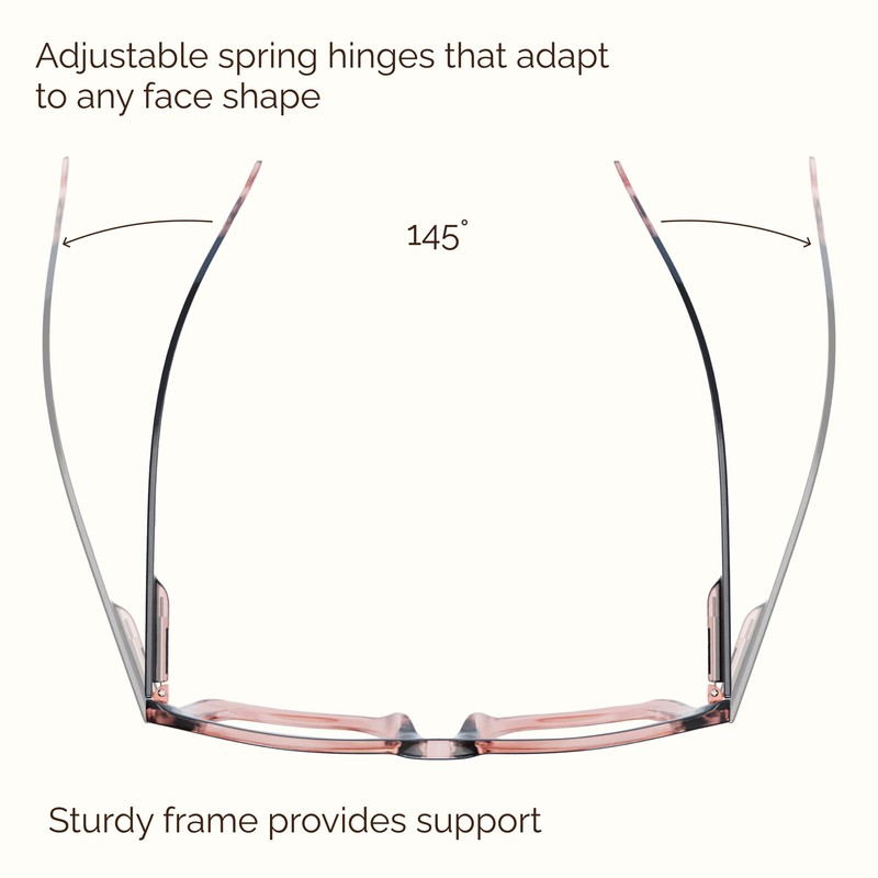 CCVOO Stylish Reading Glasses - Mothers Day Gift for Mom