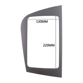 KAOLALI Car Audio Double DIN Facia Adaptor Compatible with Seat Leon 2005-2012 Right Hand Drive RHD