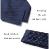 HISDERN Ascot - Corbata para hombre, diseño floral, cachemira, lunares,