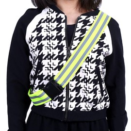 Luqeeg Reflective Vest Sash - Adjustable Running Safety Gear - High Visibility Safety Vest - High Vis Straps - High Vis Belt - Bike Reflective Belt for Cycling Running Walking