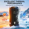 Commercial 2-Gallon Beverage Dispenser with Temperature Display, Black