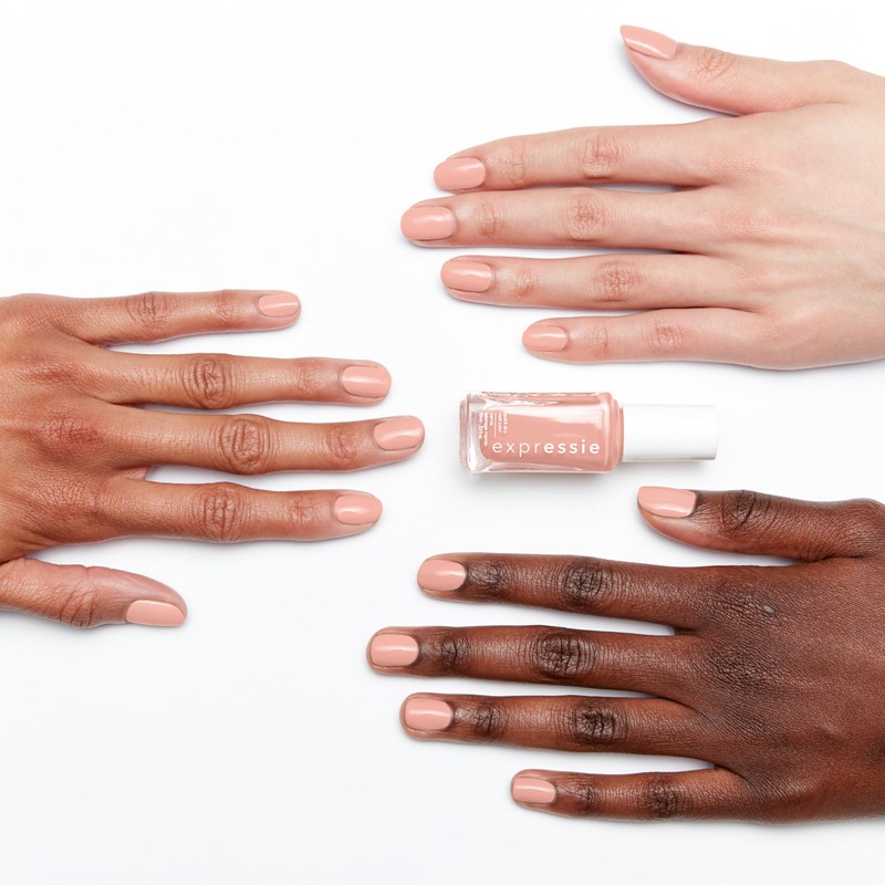 essie expressie Quick-Dry Vegan Nail Polish, Crop Top and Roll,