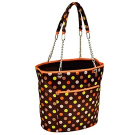 Picnic at Ascot Large Insulated Fashion Cooler Bag - 22 Can Tote - Julia Dot