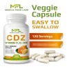 Muscle Food Labs Vitamina C 1000mg D3 Zinc 120 Cápsulas