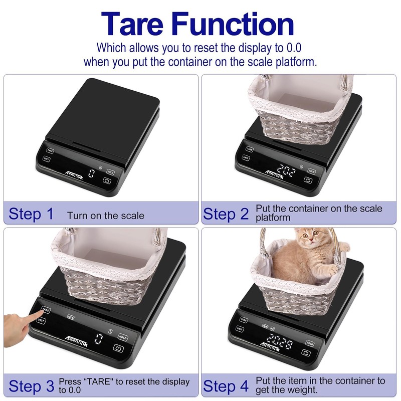 Accuteck BPS70 High Accuracy Digital Shipping Scale and Postal Scale,