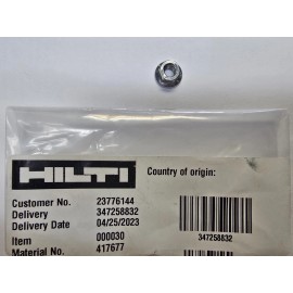 HILTI CUT OF SAW NUT PT# 417677