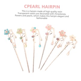 Healeved Large Small Gold Hair Pin Hair Ornament Retro Chinese Style Random Color