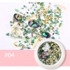 6 Case Mixed Rhinestone Set, Prion, Colorful Parts, Aurora Nail