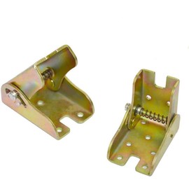 Foldable Support Bracket, Tiberham 2 Pcs Self-Locking Extension Table Chair Sofa Bed Leg Feet Folding Hinge (45 mm Width)