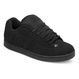 DC mens Net Skate Shoe, Black/Black/Black, 6.5 US