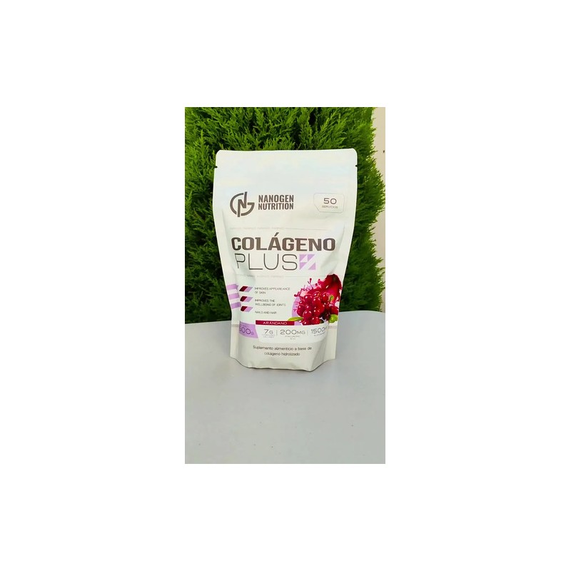 Colágeno Hidrolizado Ácido Hialurónico Glucosamina 500g Nano