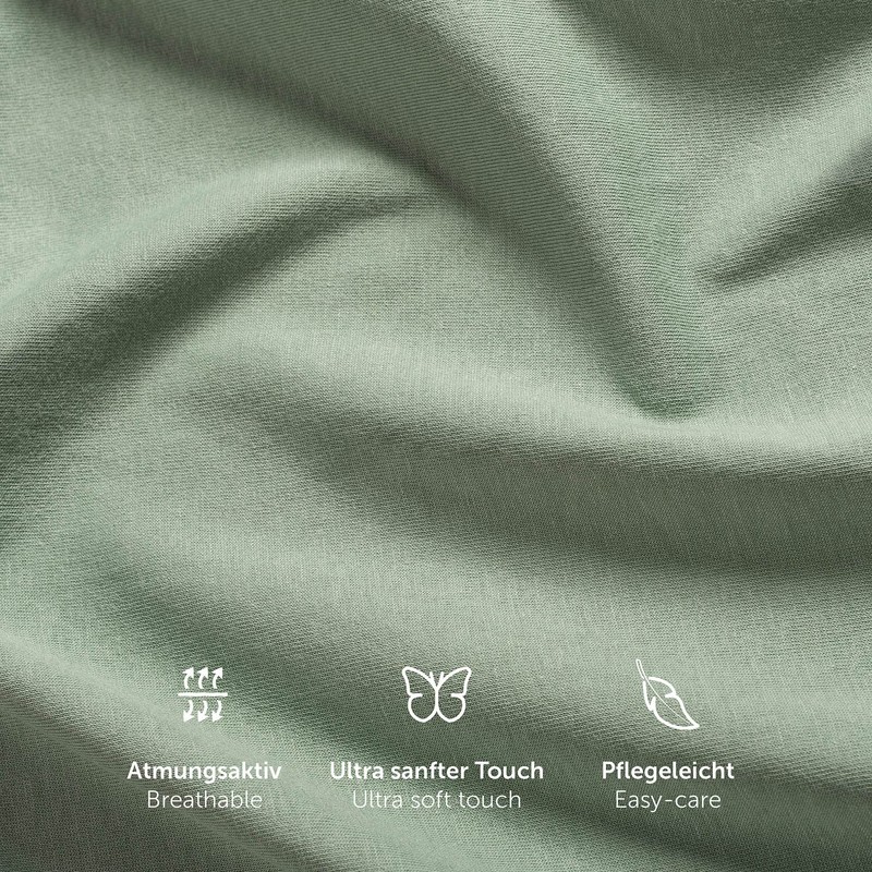 Laleni Premium fitted sheets for the rollaway bed, breathable fitted