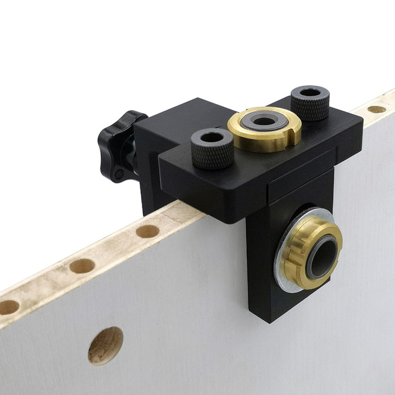 Doweling Jig Pocket Hole Jig Kit Wood Vertical Drilling Detachable