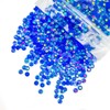 qiipii 1550PCS 5mm Transparent Royal Blue AB Resin Rhinestones Clear