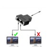 HUACAM HCM68 LANケーブル延長コネクタ ２分岐 ２個セット 商品编码类型: upc