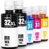 Spaceink Printer Ink 31 32XL Compatible with HP Smart Tank