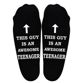 Moyel Teen Boy Gifts Cool Chirstmas Birthday Gifts for Teen Boys Teenage Boy Gifts 13-15 16-18 14-16 Teen Boys Gift Ideas for 12 13 14 15 16 17 Year Old Boys Funny Fun Crew Socks for Boys