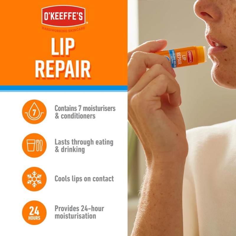 O'Keeffe's Lip Repair No Scent Lip Balm 0.15 oz. 1