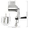 DYNAMI 5 in 1 Stainless Steel Rotary Grater,Kitchen Grater Vegetable