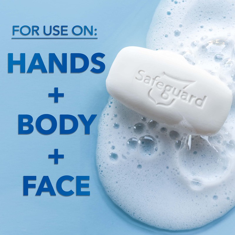 Safeguard Micellar Deep Cleansing Bath Bar Soap, Washes Away 99