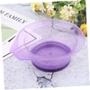 Beavorty 6pcs Transparent Hair Coloring Bowl Reusable Hair Dye Mixing