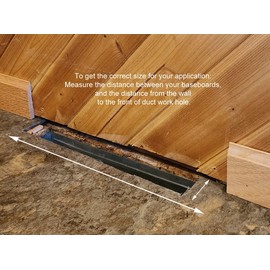 Imperial Decorative Oil Rubbed Bronze Baseboard 15", RG4081 (2)