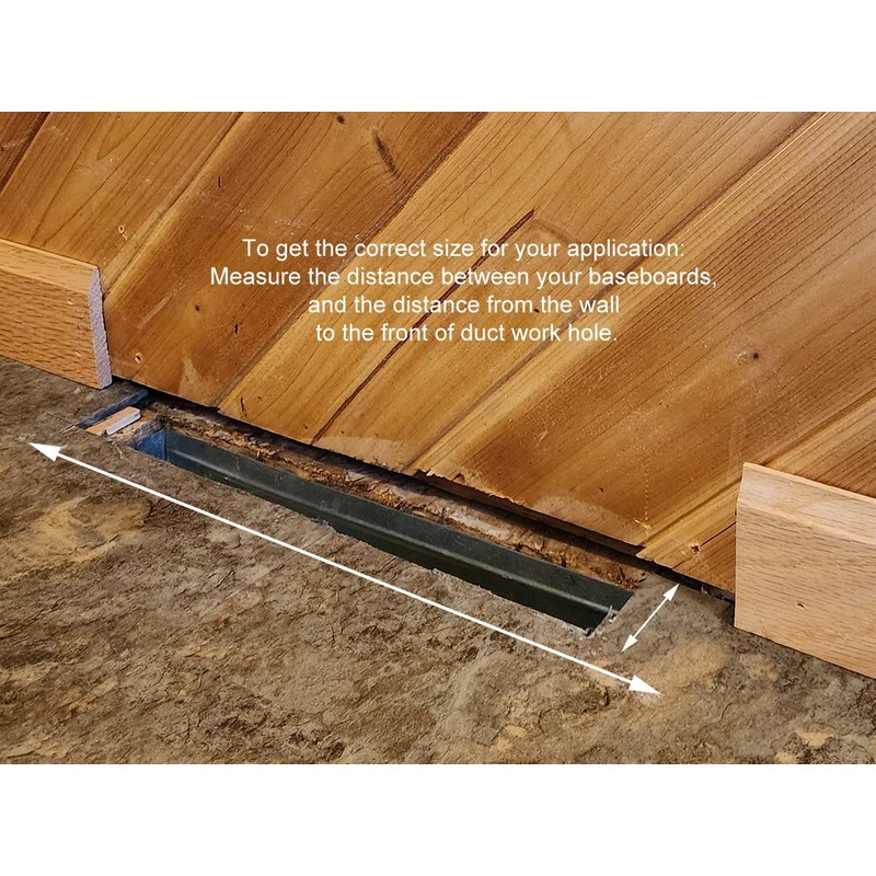 Imperial Decorative Oil Rubbed Bronze Baseboard 15", RG4081 (2)