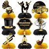 INRUI 9 Pieces Roaring 20s Party Honeycomb Centrepieces