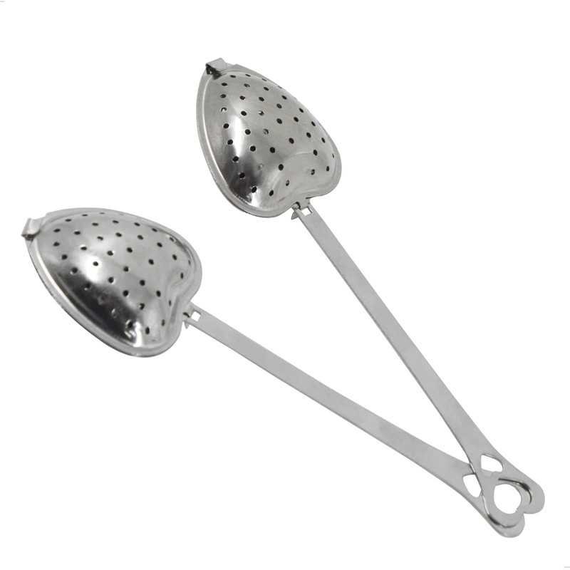 Stainless Steel Tea Strainer Stainless Steel - Heart-Shaped Tea Strainer