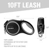 LIEVUIKEN 10 FT Retractable Dog Leash with No Tangle for