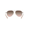 Coach HC7128 Sunglasses, Shiny Rose Gold/Brown Pink Gradient, 58 mm