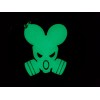 Mad Bunny Gas Mask Glow In The Dark Key Chain