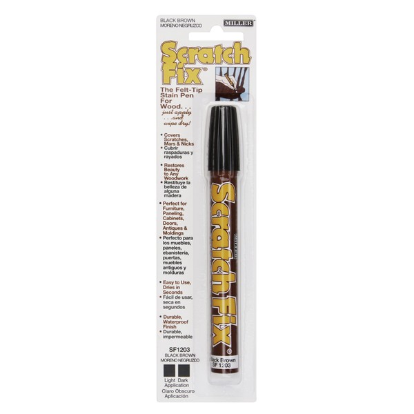 Miller SF1201 Wood Stain Scratch Fix Pen / Wood Repair