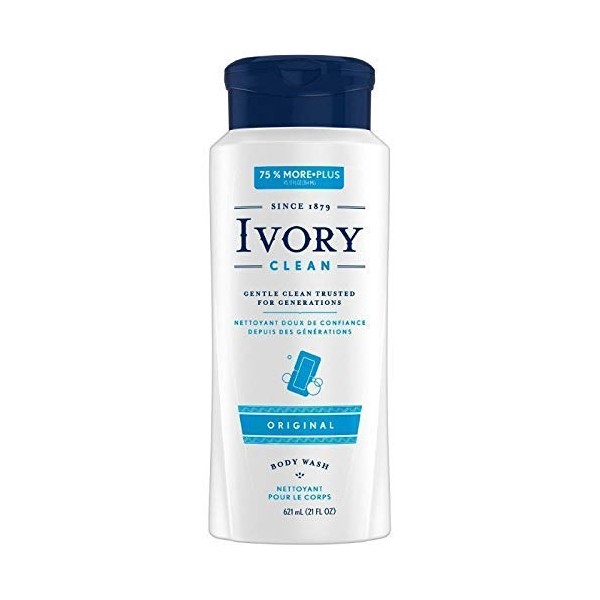 Ivory Original Scent Body Wash, 21 oz ( Pack of 6)