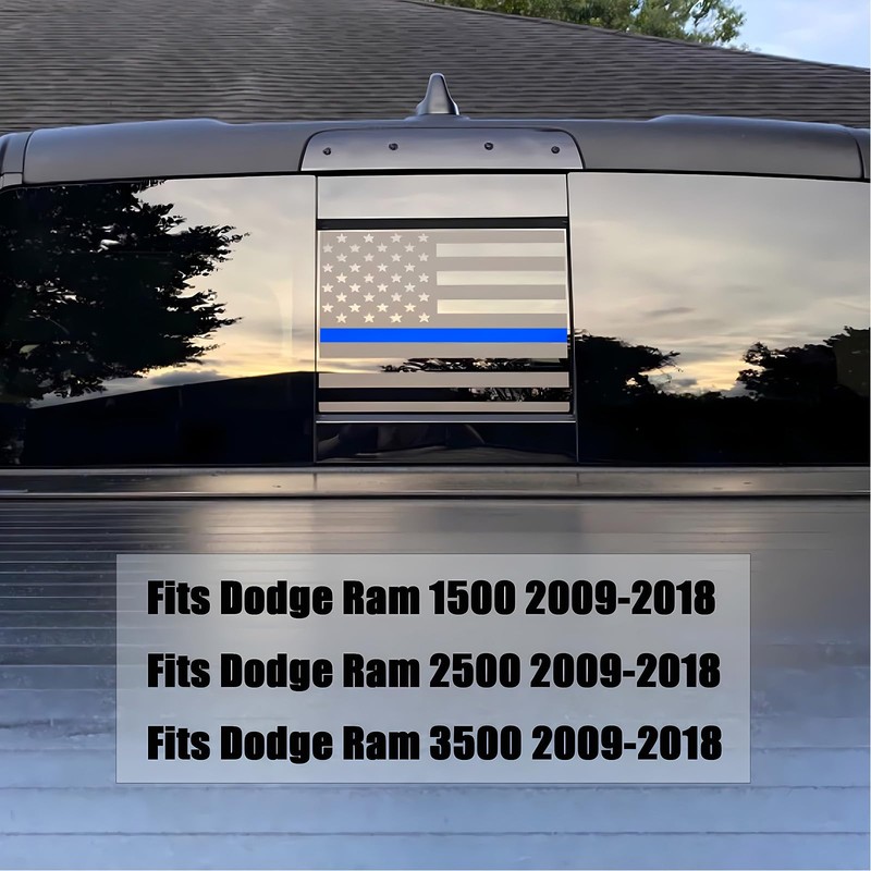 Alicatong Fits Dodge Ram 2009-2018 Rear Back Middle Window American
