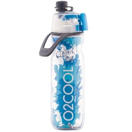 O2COOL ArcticSqueeze Insulated Mist 'N Sip Squeeze Bottle 20 oz., Blue/Blue Splash
